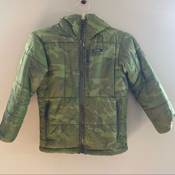 Trico Field DenimDungaree Camo Boys Coat Size 10 - Picture 1 of 8